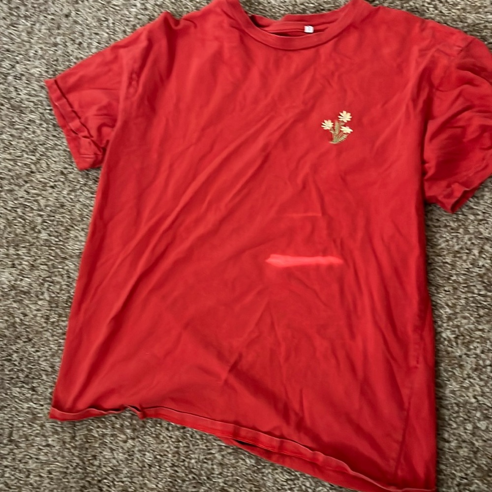 red pacsun shirt